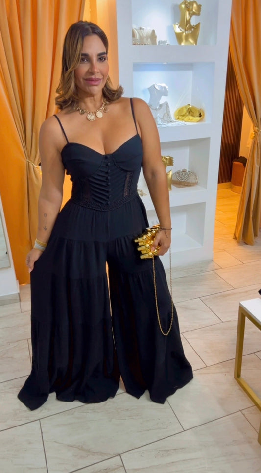 Pireos Black Jumpsuit (spandex)