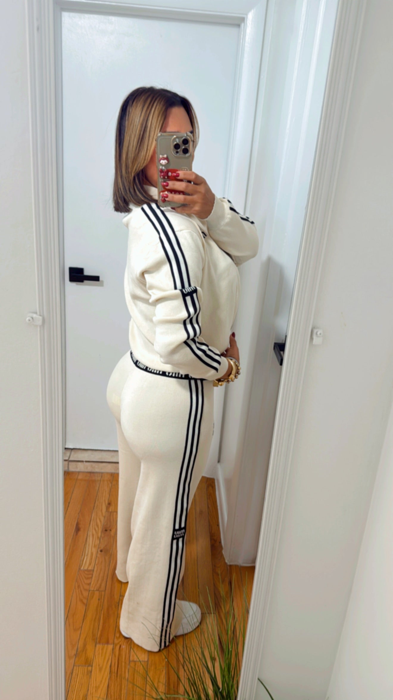 Miu Beige & Black Set (stretch)