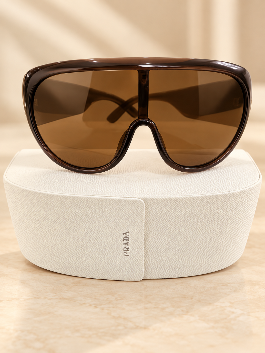 PRDA Dark Brown Sunglasses (kit completo)