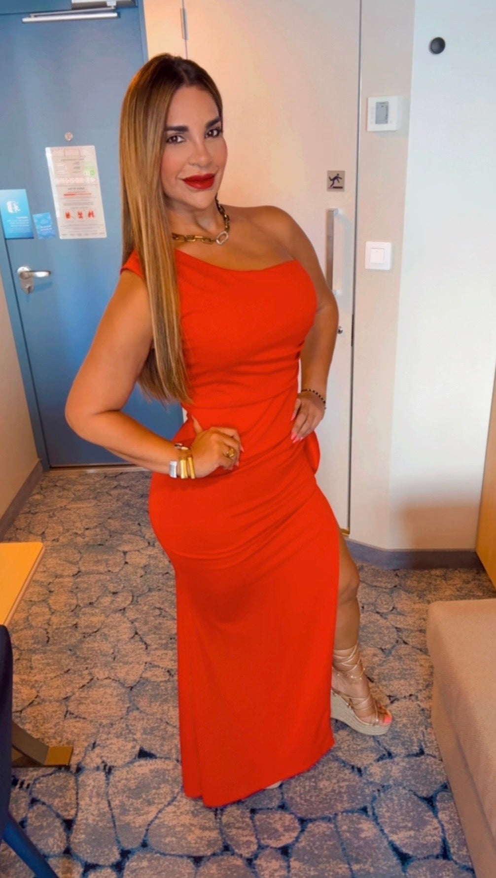 Allure Red Dress (spandex)