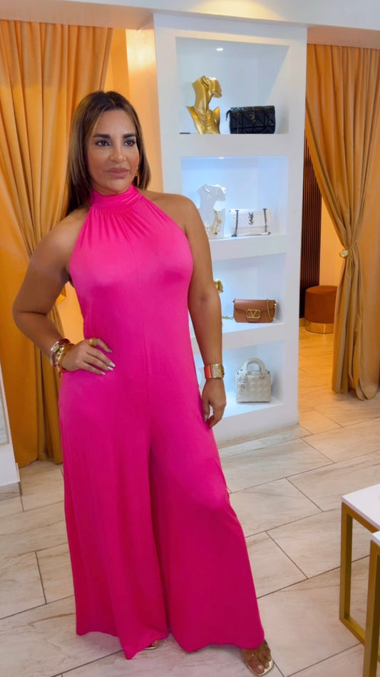Lawrence Fuchsia Jumpsuit (stretch)