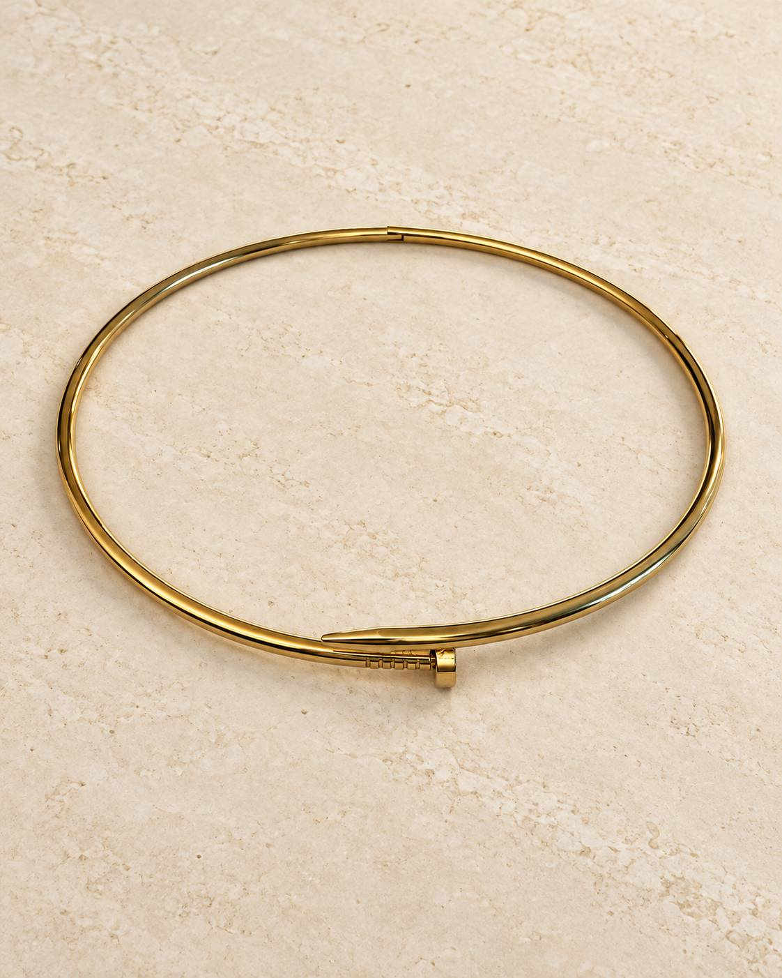 Cartier Inspired Gold Necklace(oro acero inoxidable)