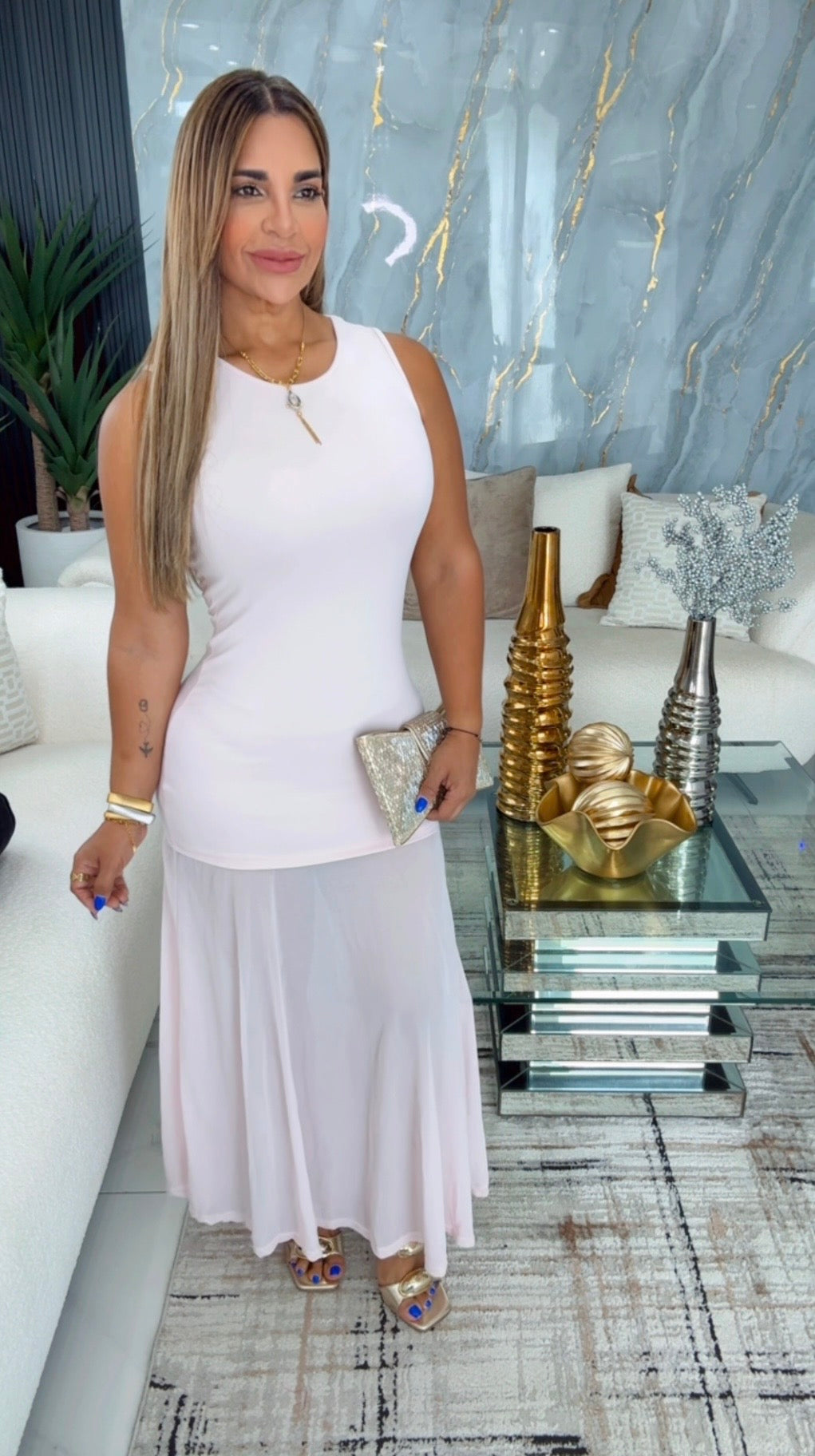 Getsemaní Baby Pink Dress (spandex)