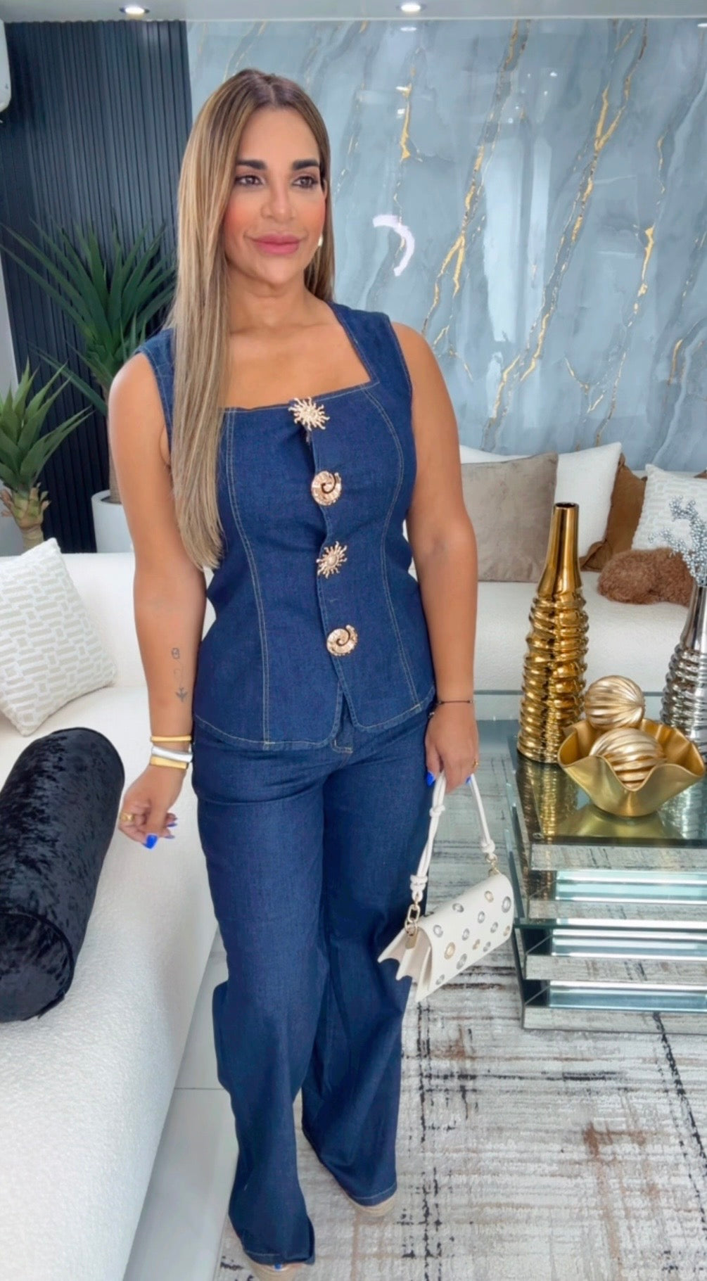 St Barth Denim Set (spandex)