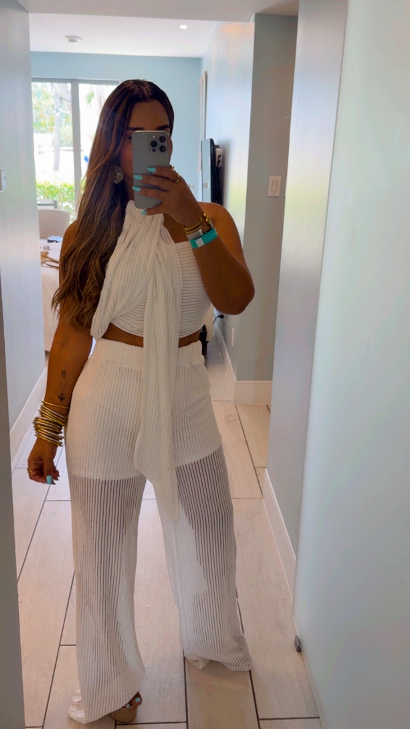 El Faro Luxury White Set (spandex)