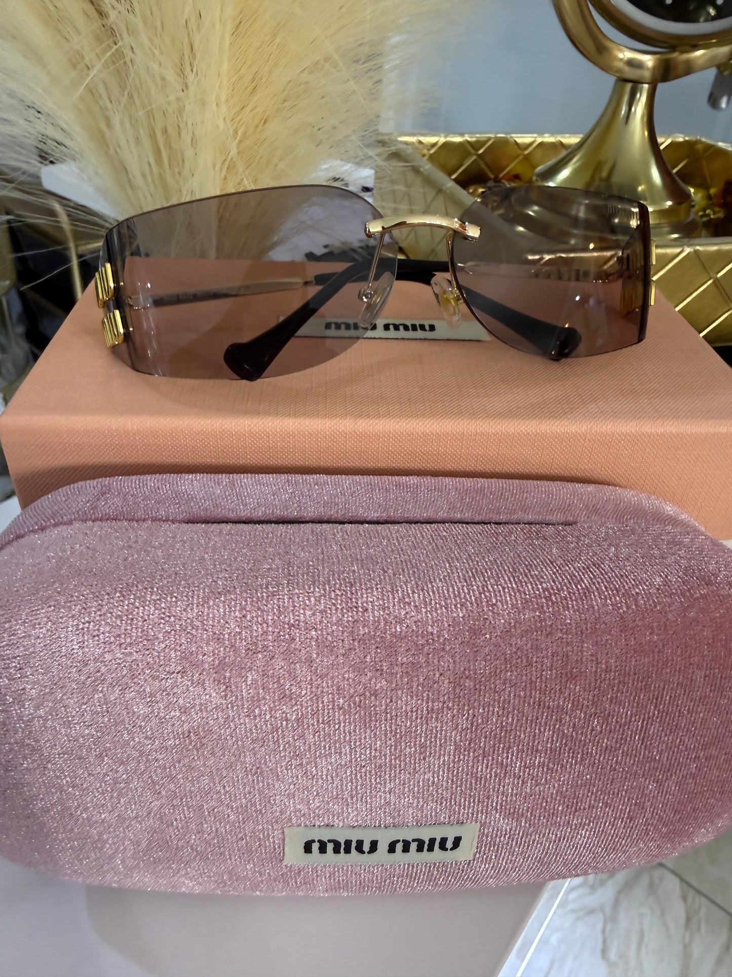 Miu Light Pink Sunglasses(Kit Completo)