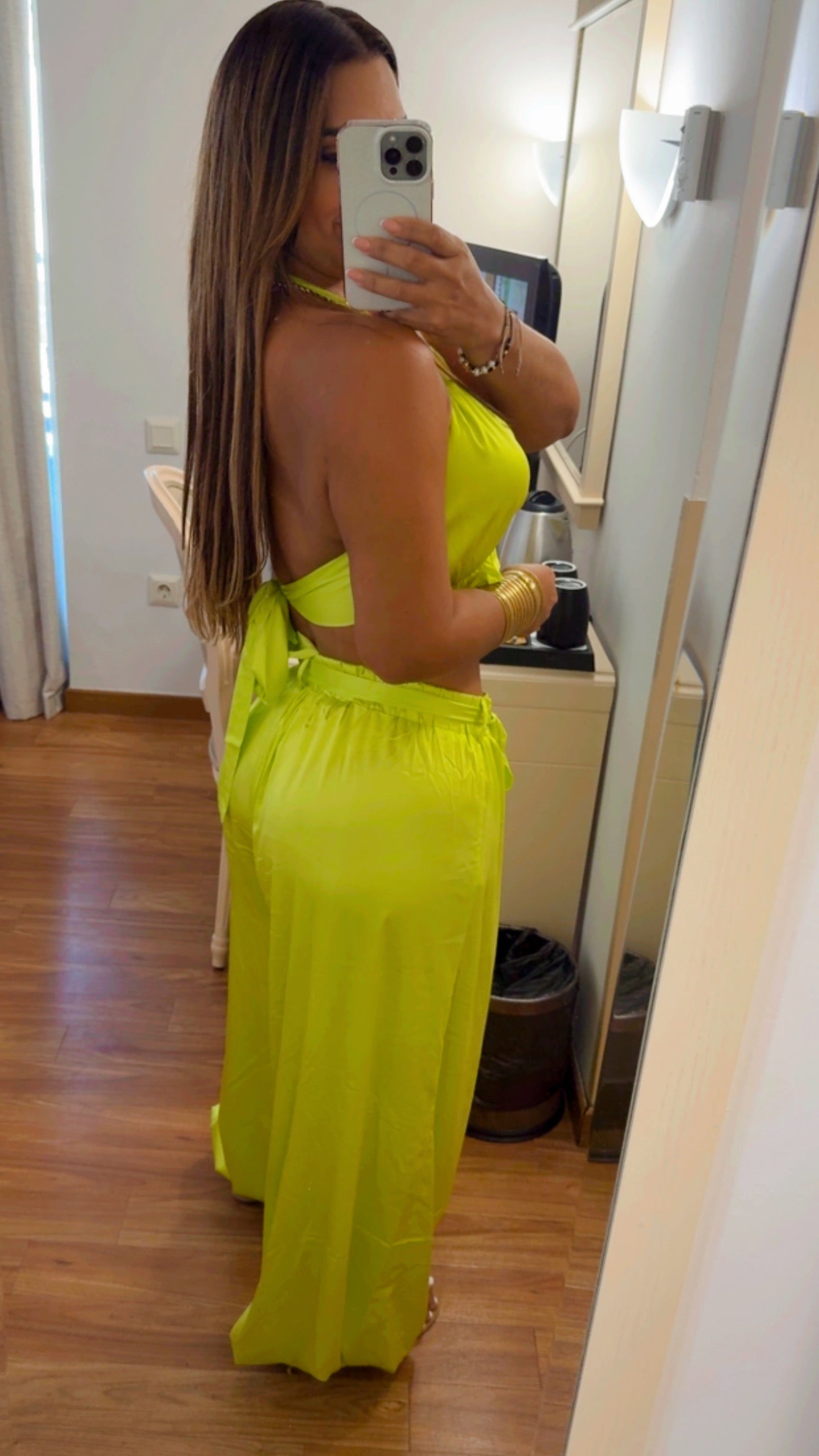 Atenas Green Set (spandex) le corté de largo