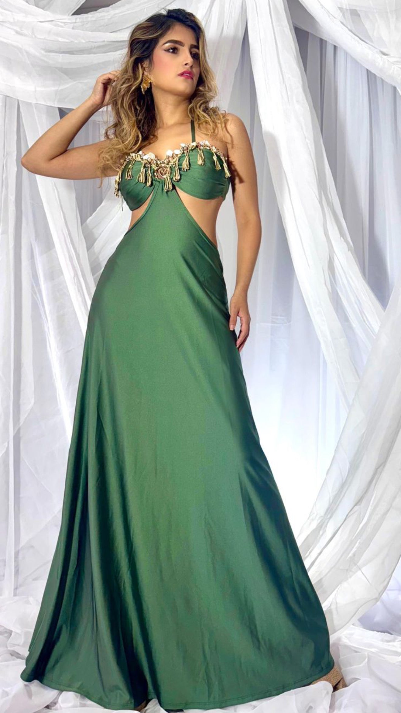 Boca Grande Green Dress (stretch) Llegan el Miércoles