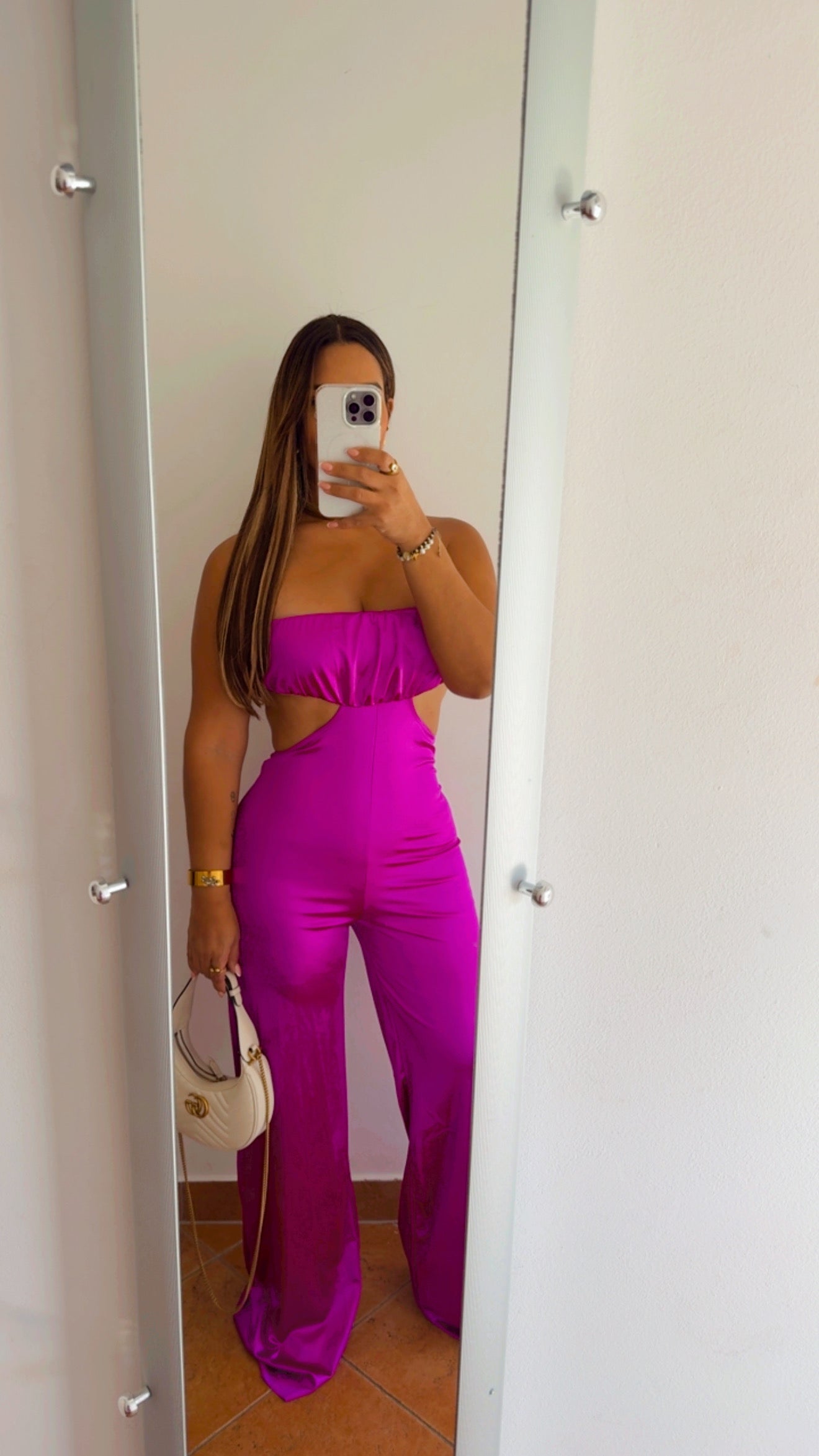 Lapad Purple Jumpsuit (spandex)