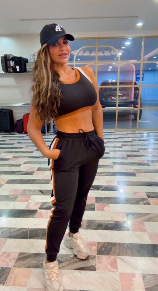 Travel Black & Taupé Set!! (stretch )