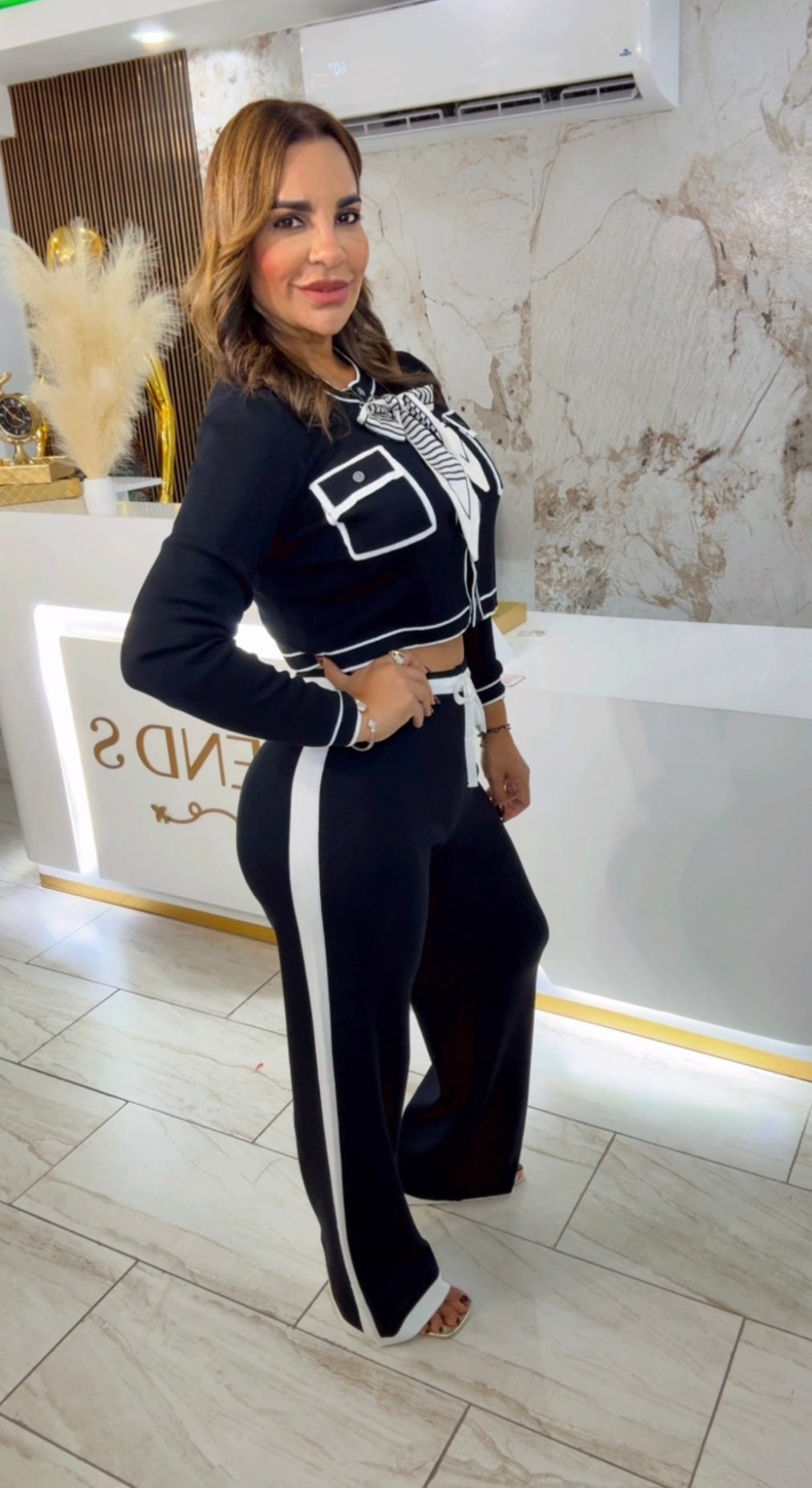 Italy Black & White Set ( stretch)