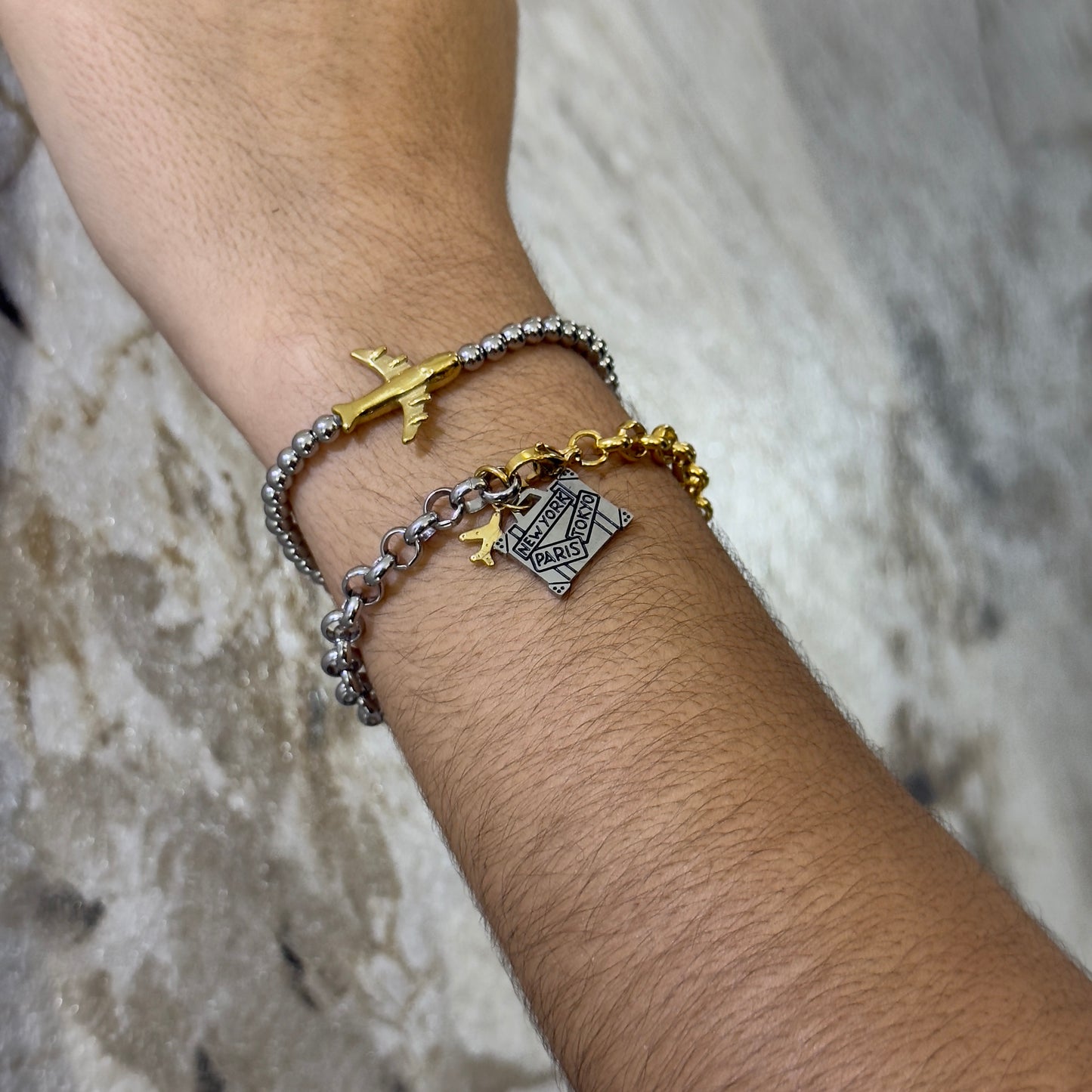 Love travel bracelet (elástico)