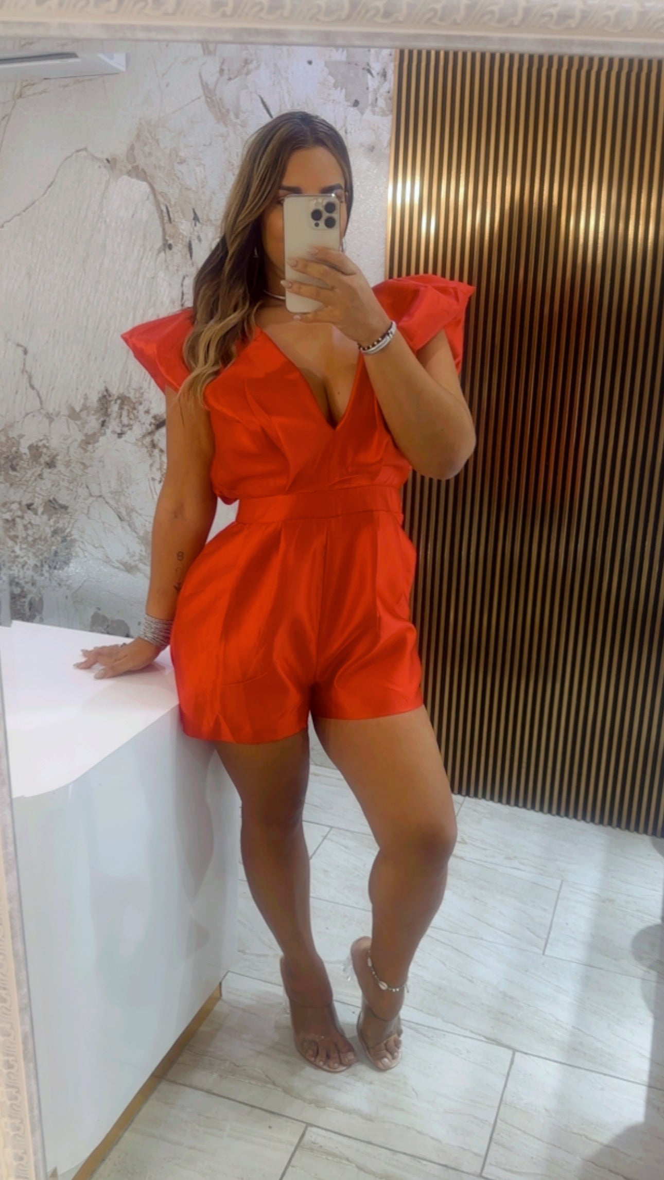 Madrid Red Romper