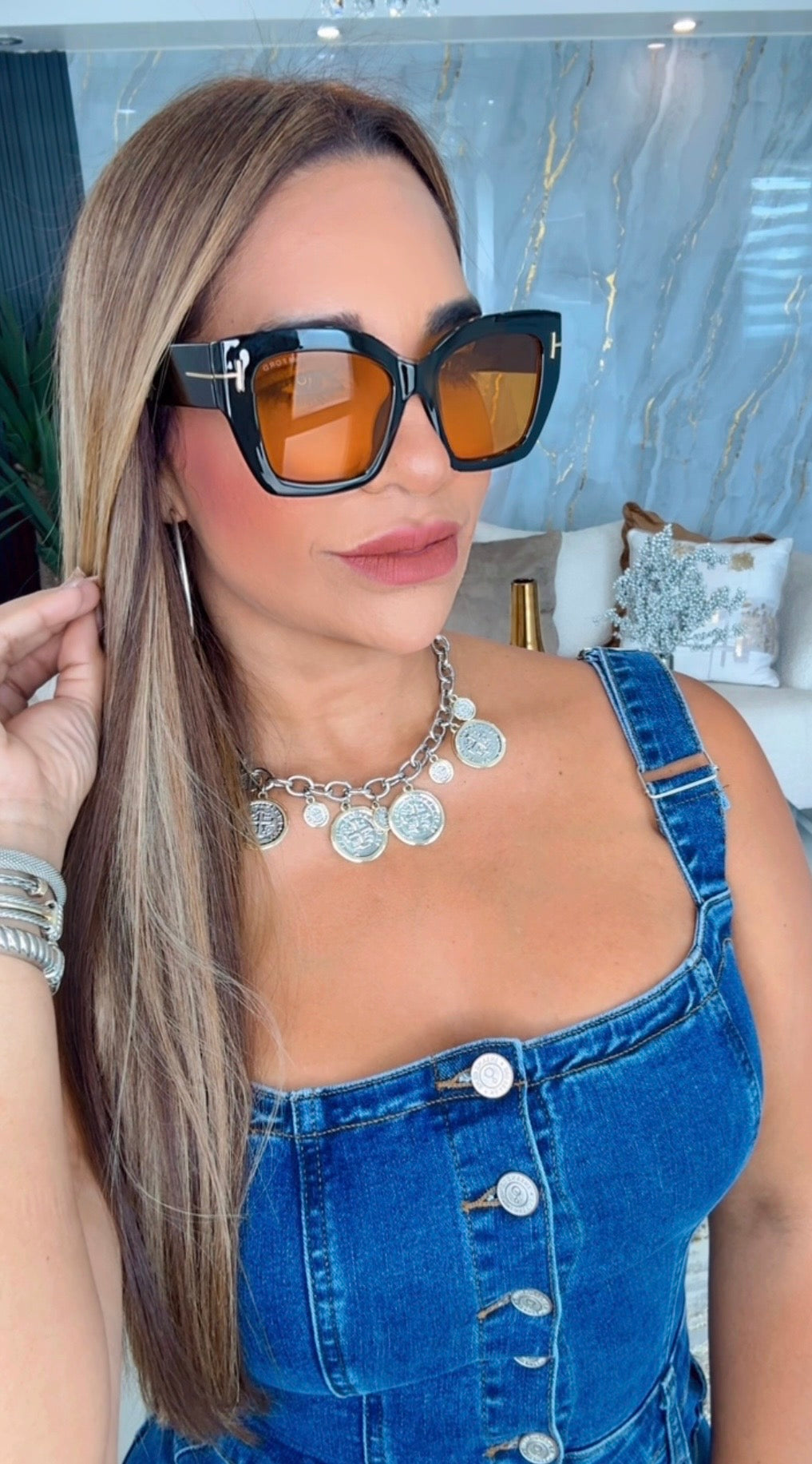 TFord Yellow Sunglasses (kit completo)
