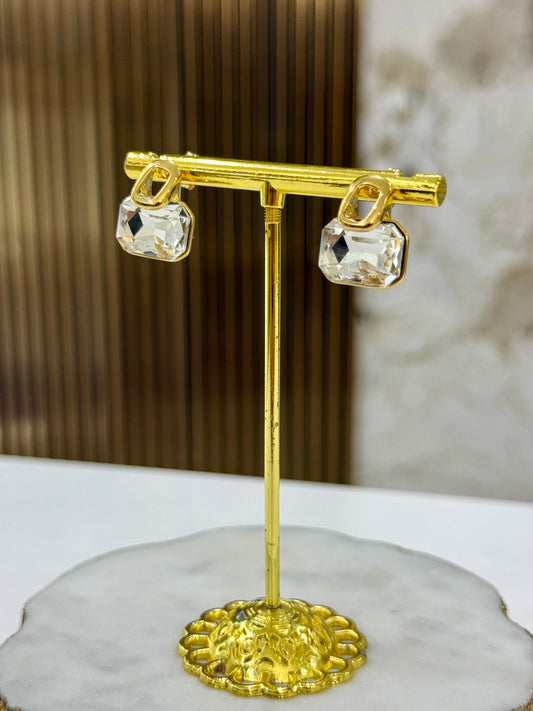 Crystal Earrings (Stainless Steel)