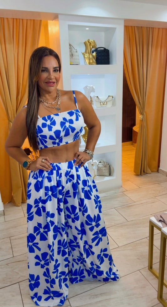 Mykonos Blue Set (stretch)