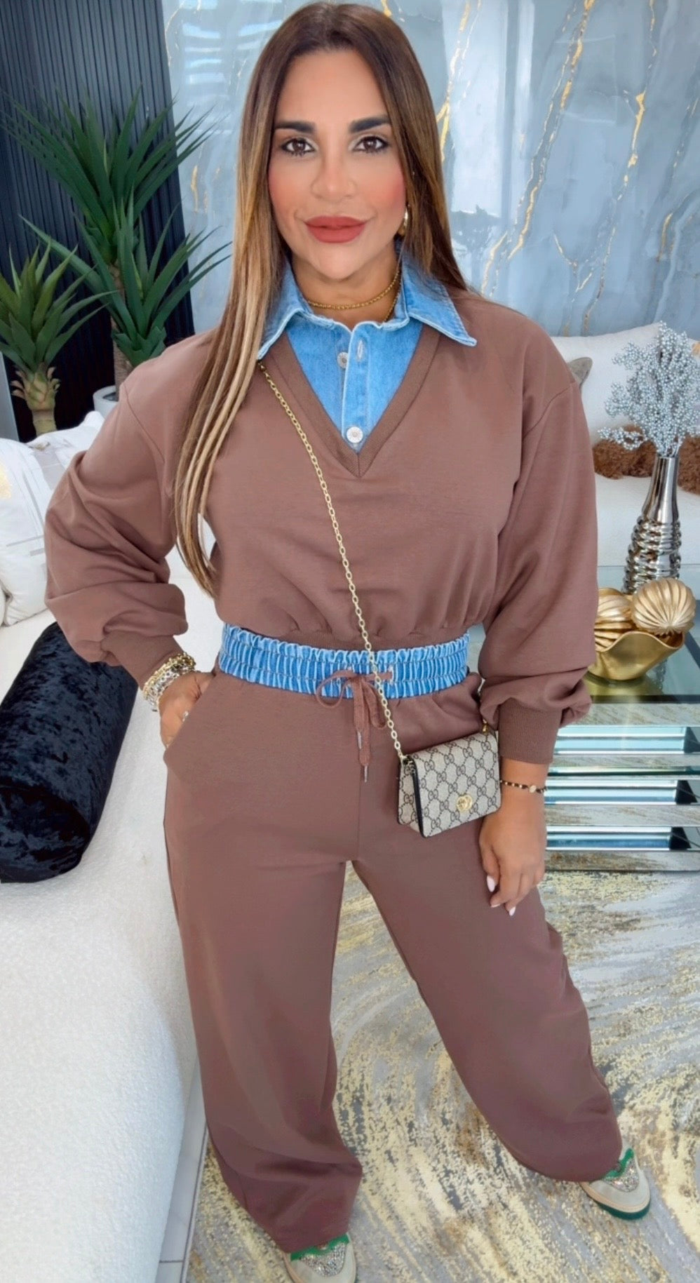 Asia Brown Luxury Set (puedes bajar una talla)