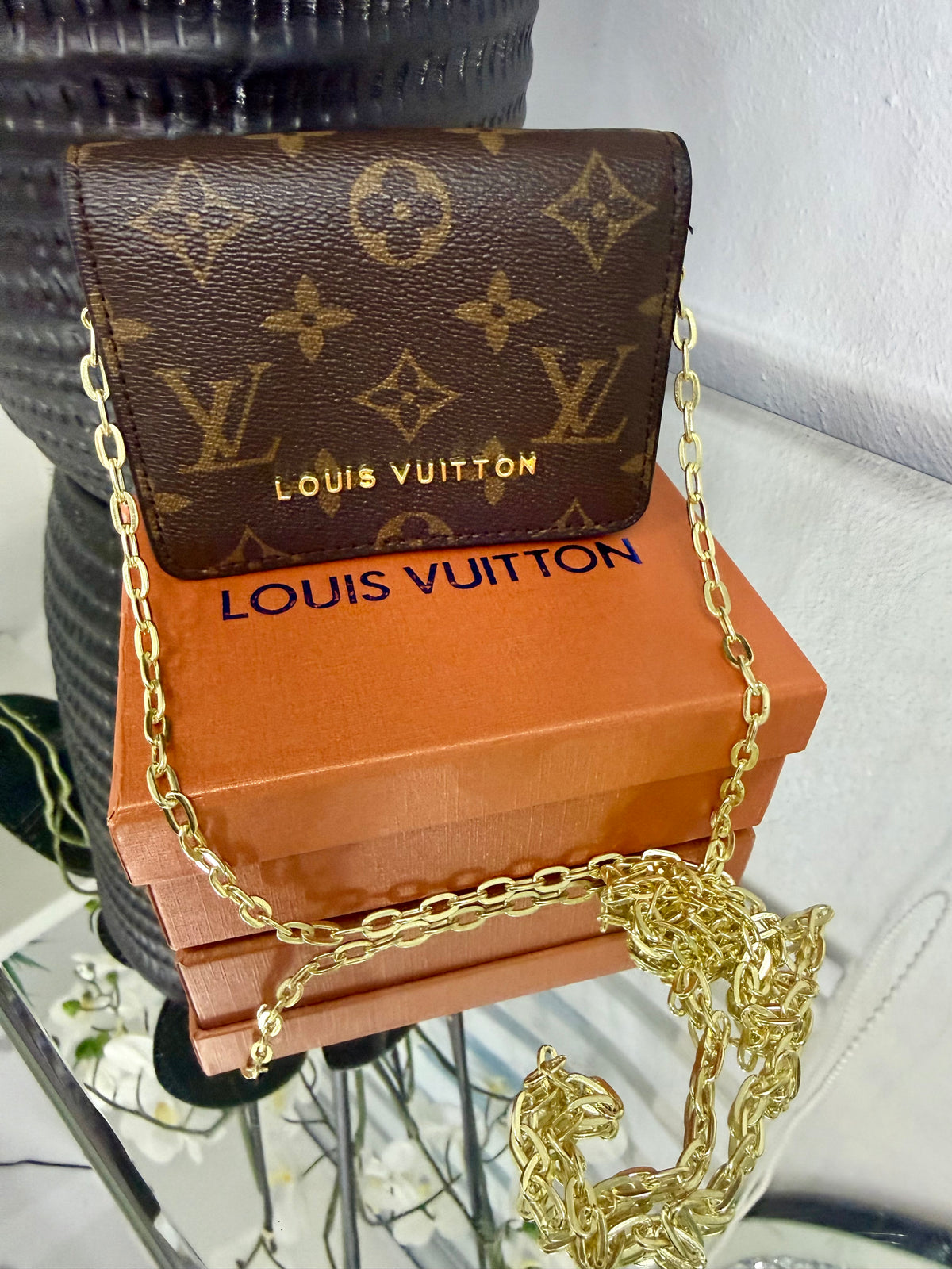 LV Brown mini crossbody