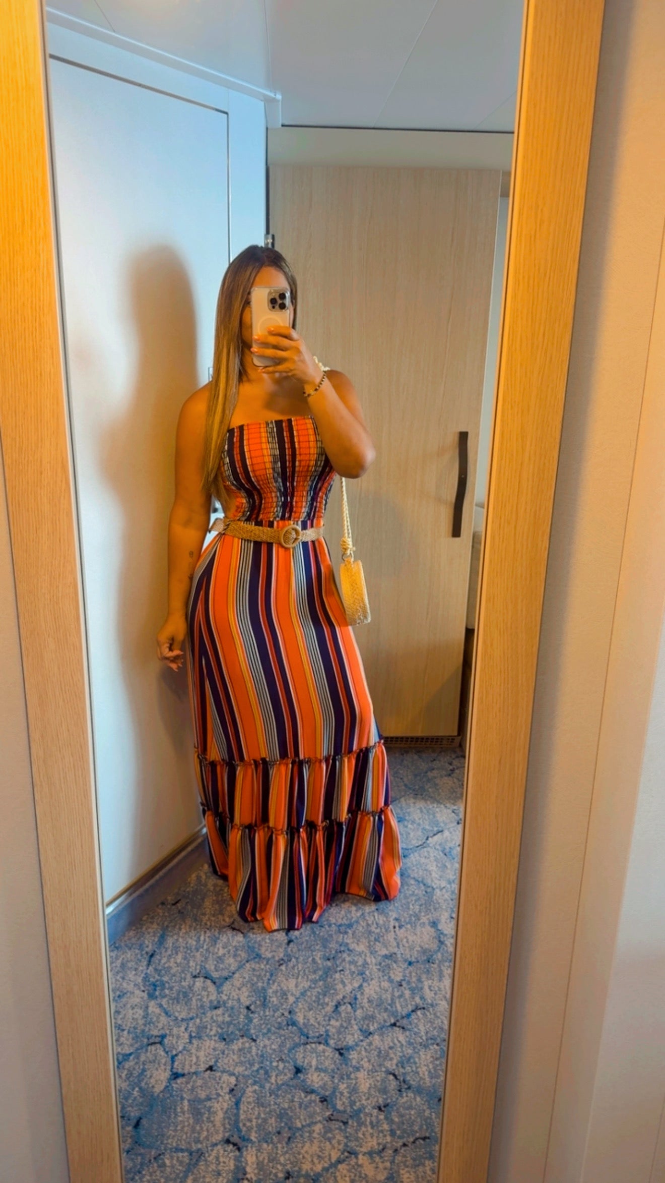 Ocean Maxi Dress (spandex) incluye cinturón