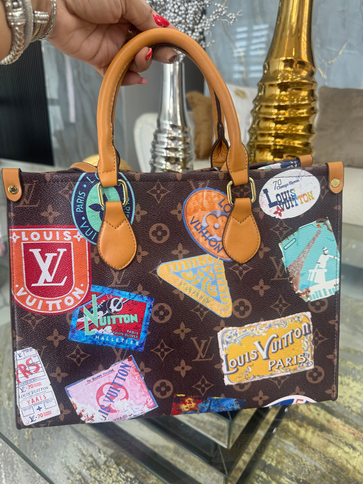 Restock LV Brown New Edition Bag (tamaño grande) doble mango/ Llegan el próximo Martes