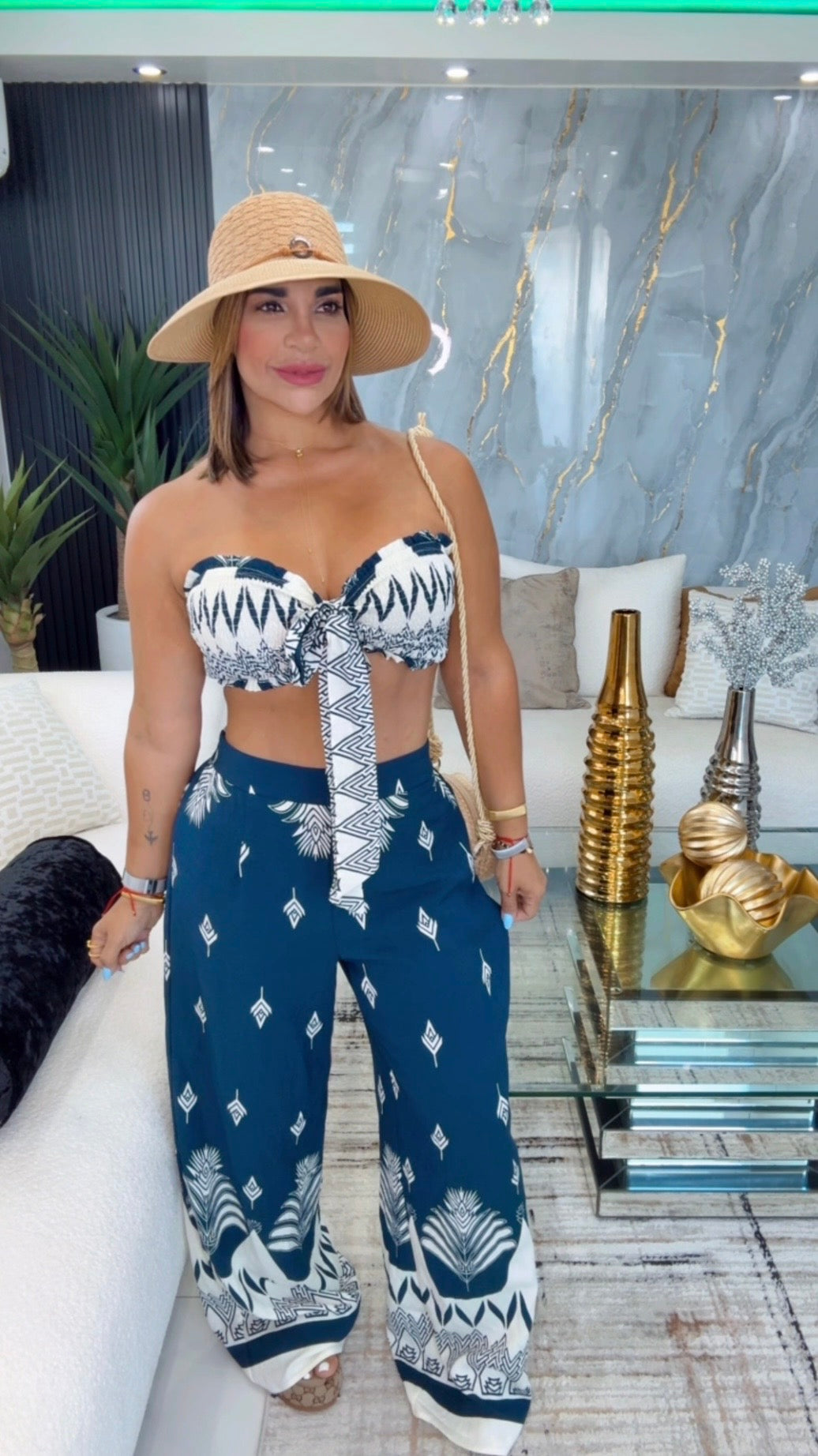 Summer Navy Set (spandex)