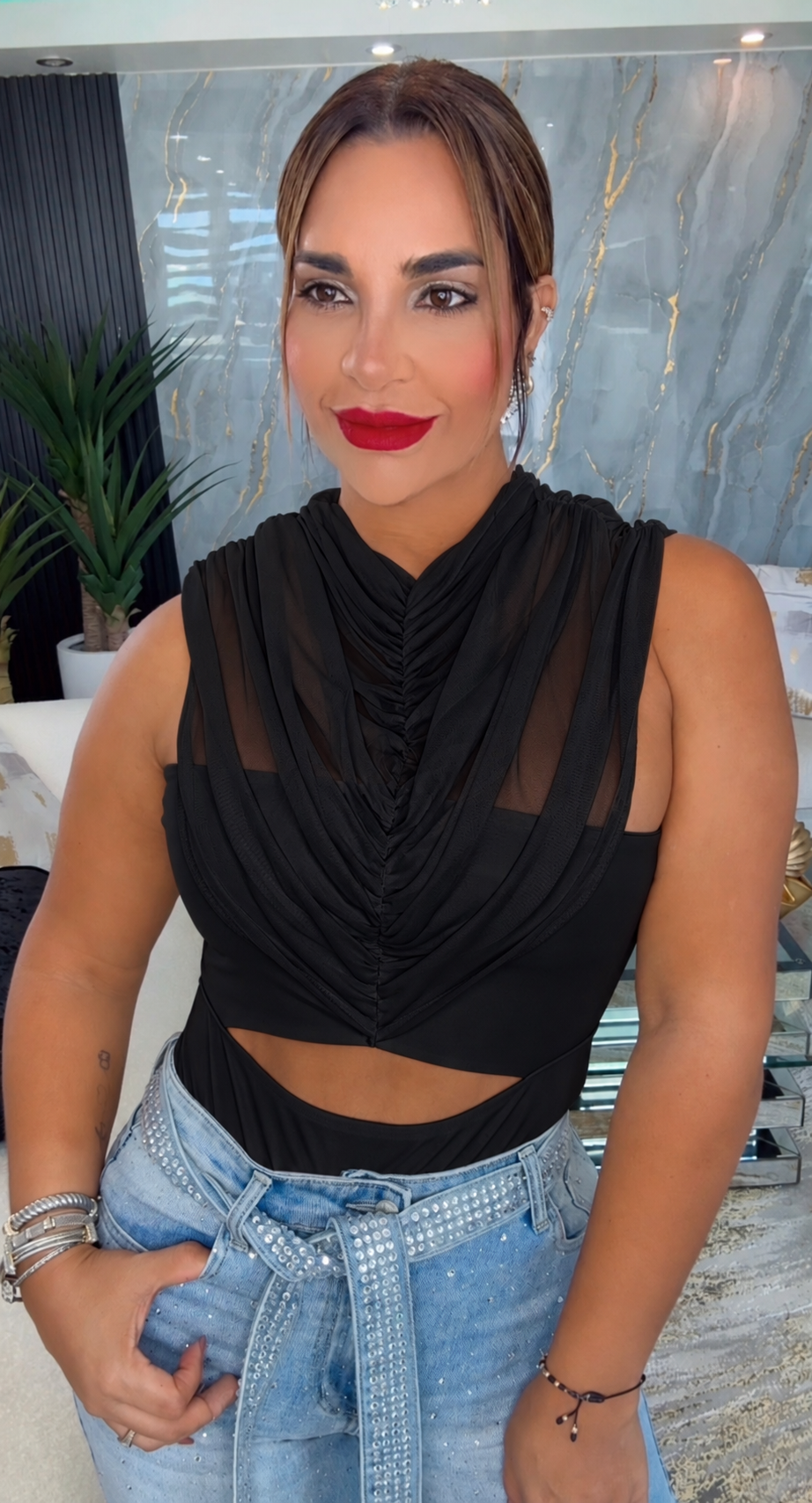 Black Elegant Bodysuit (stretch)