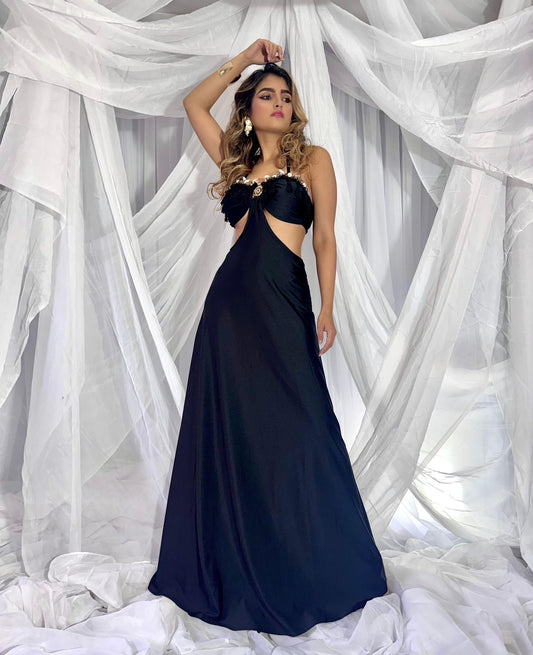 Boca Grande Black Dress (stretch)