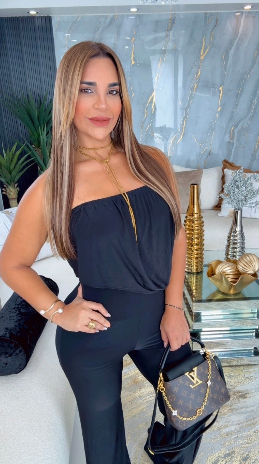 Bangkok Elegant Black Jumpsuit (stretch)
