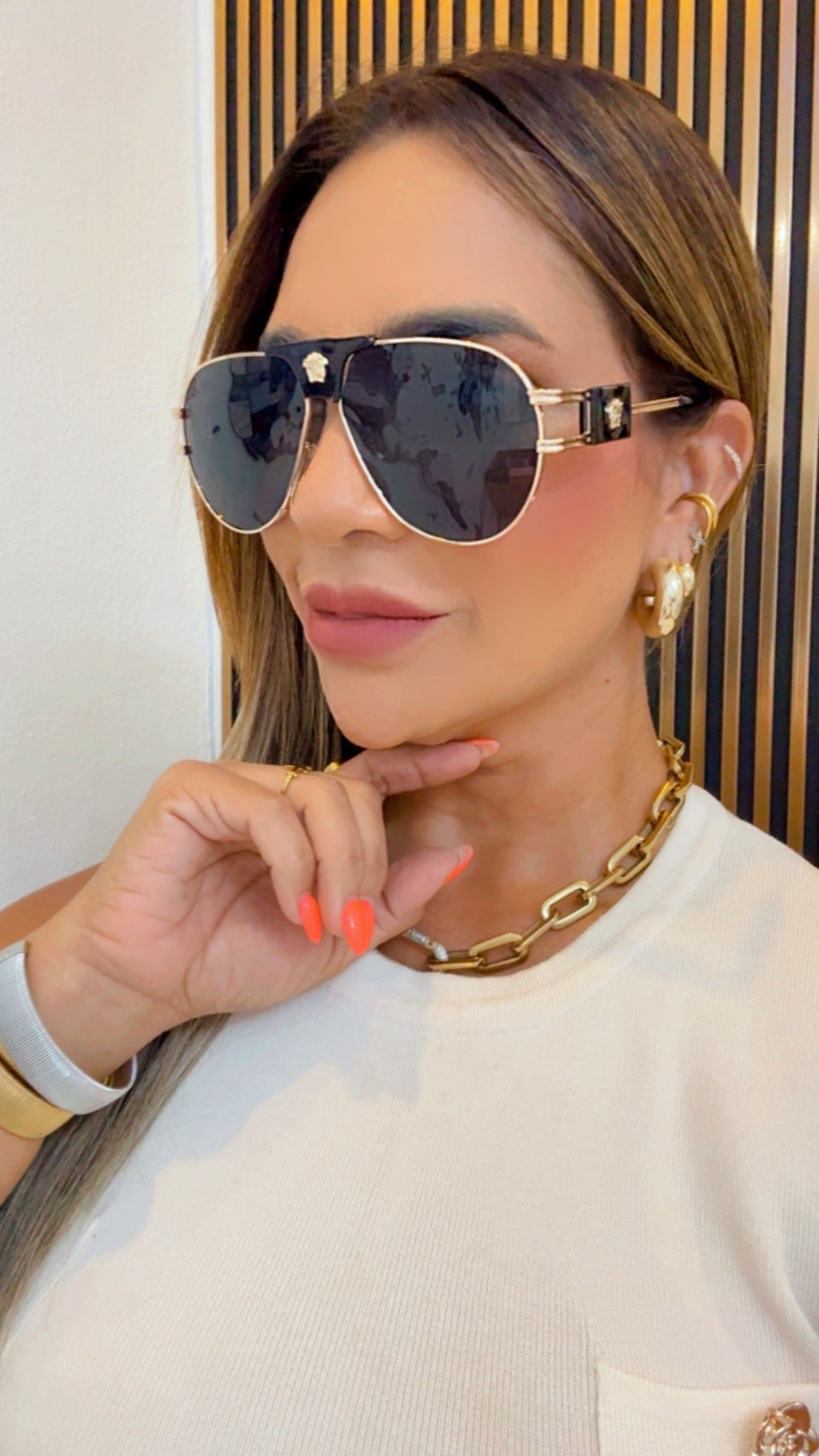 Versa Black Sunglasses (Kit completo)