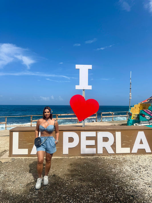 Restock La Perla Denim Set (spandex) llegan el próximo Lunes , utilicé talla Médium