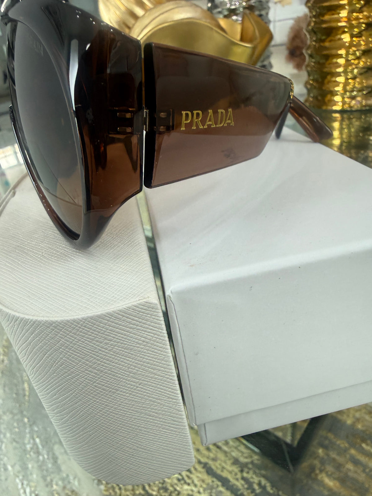 PRDA Dark Brown Sunglasses (kit completo)