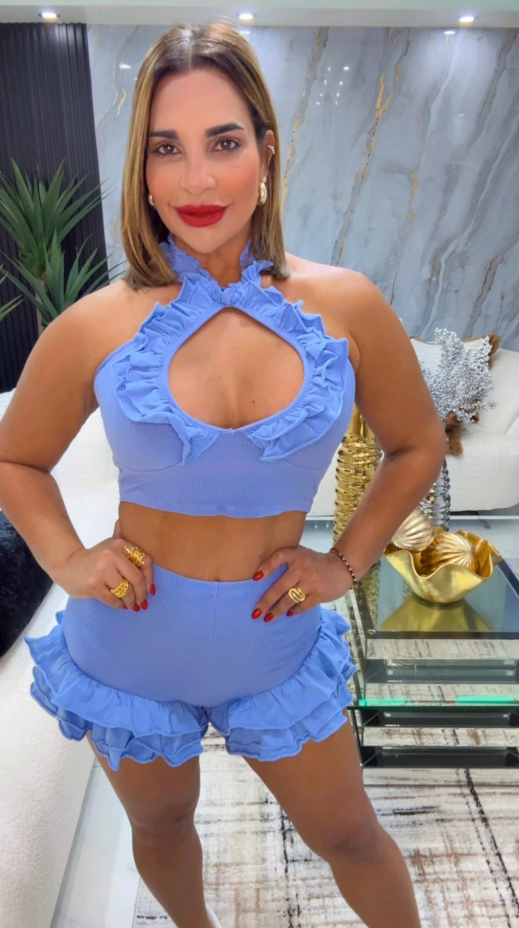 Sanse Blue Set (spandex)