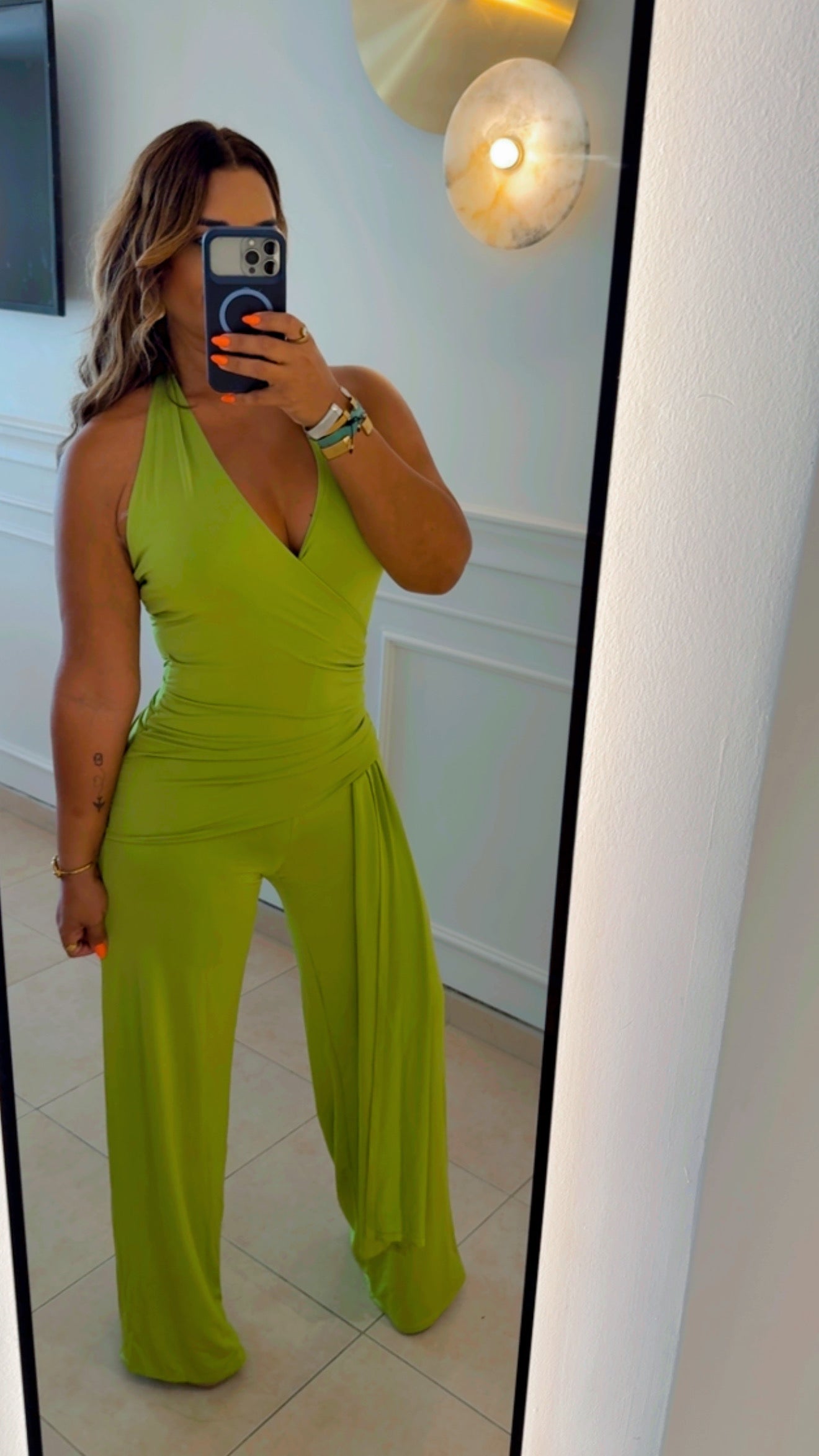 Barceló Green Jumpsuit (stretch)