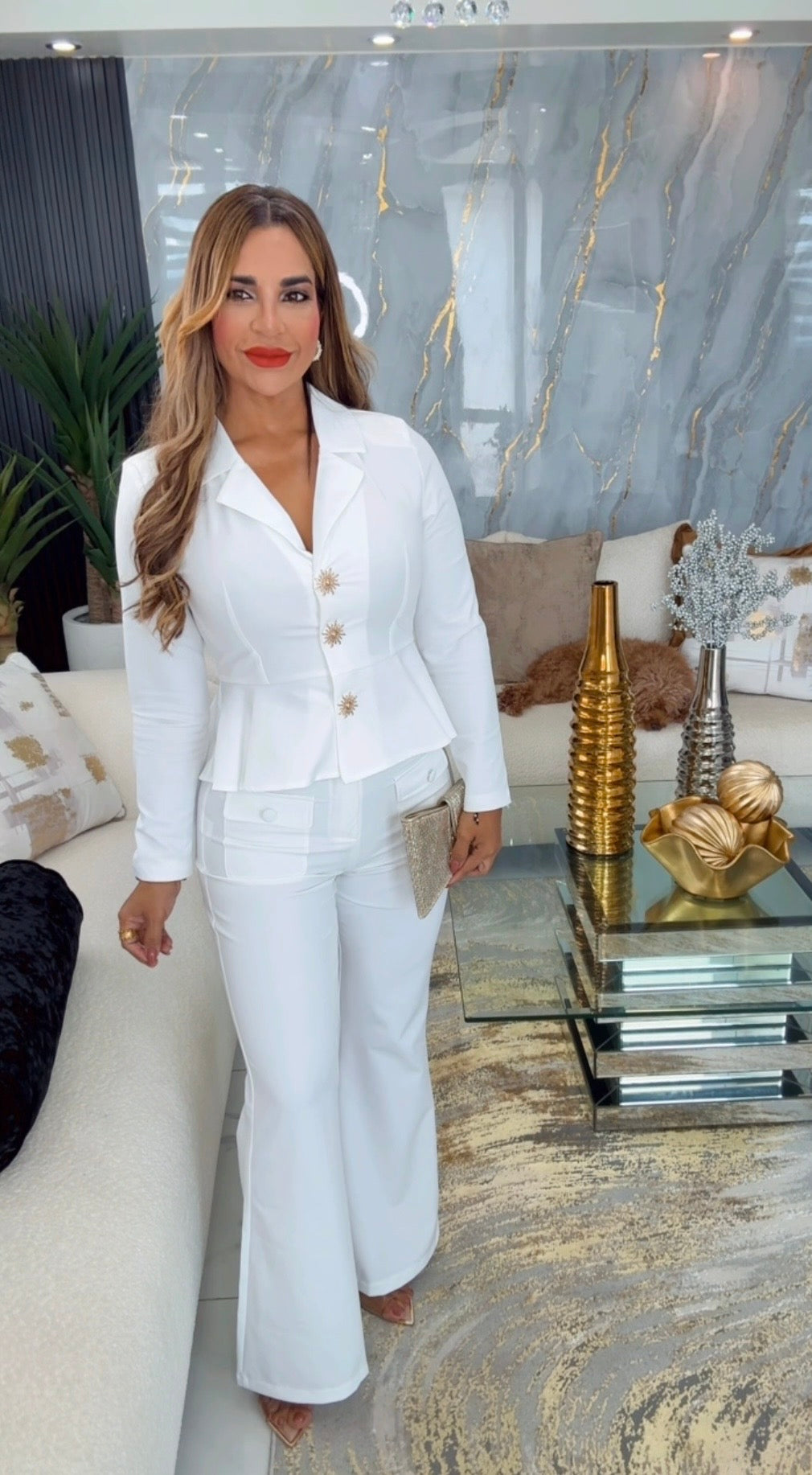 Capri White Set (spandex)
