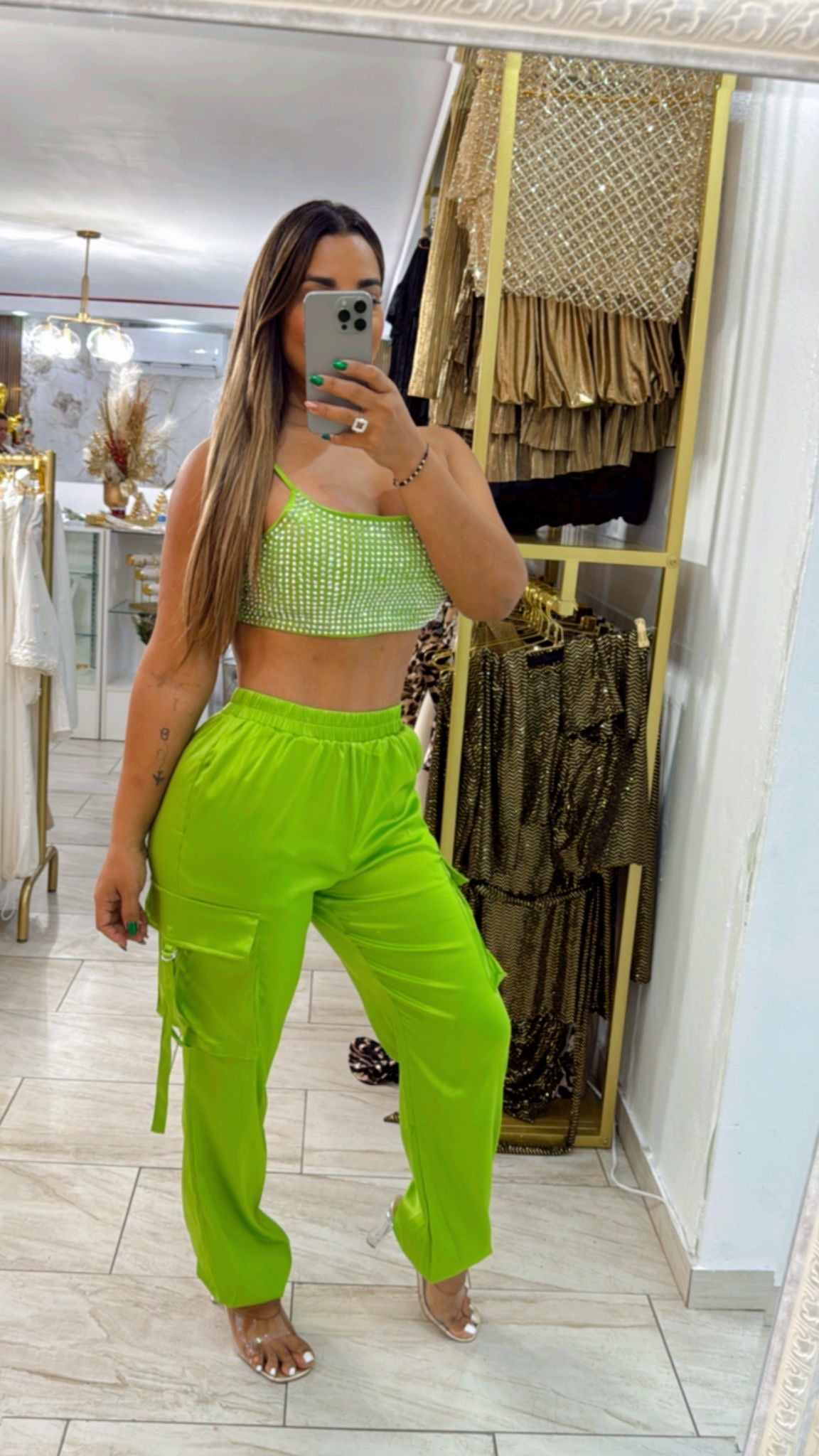 Disco Green Set (Stretch)