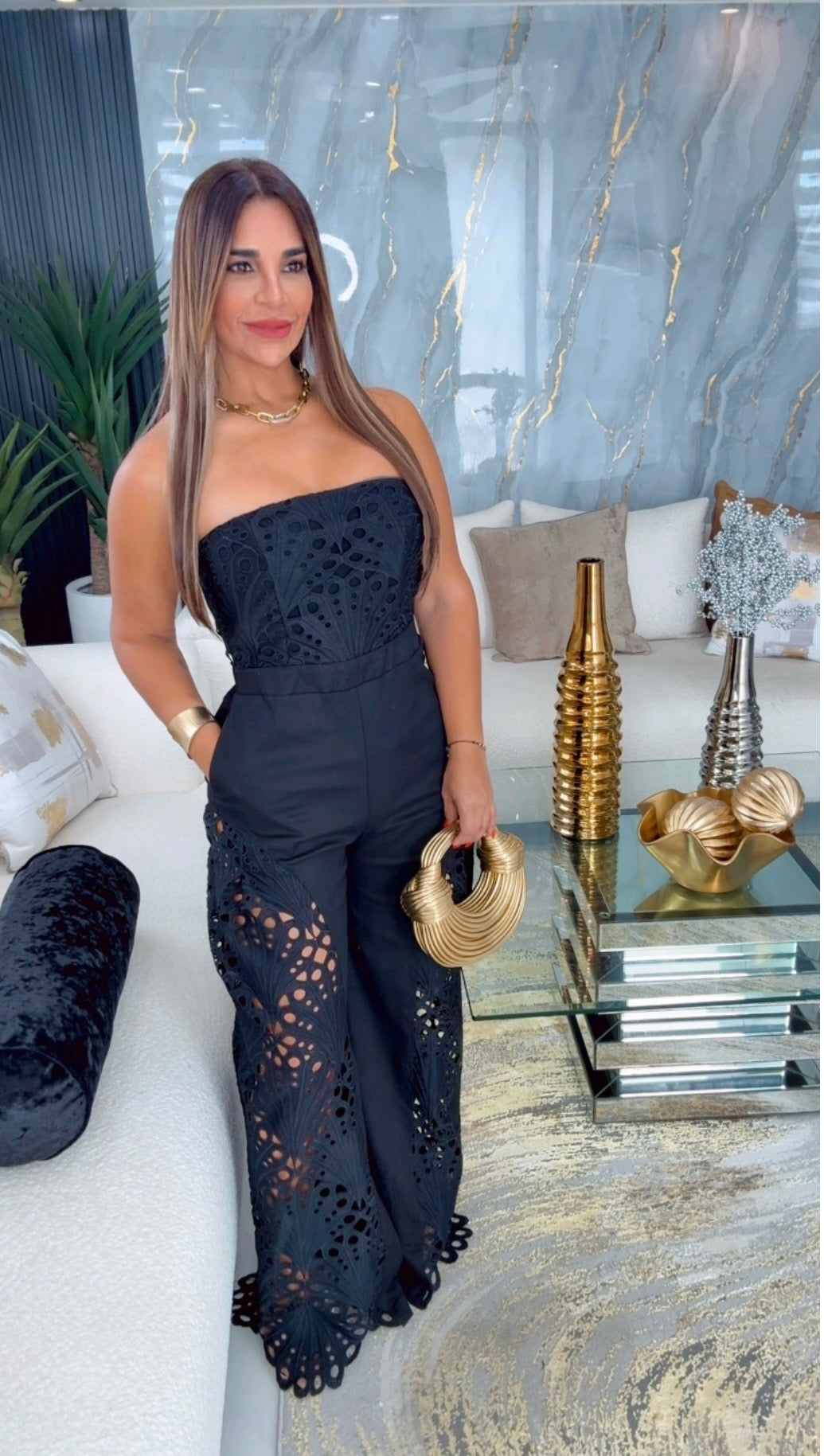 Edinburgh Black Jumpsuit (spandex)