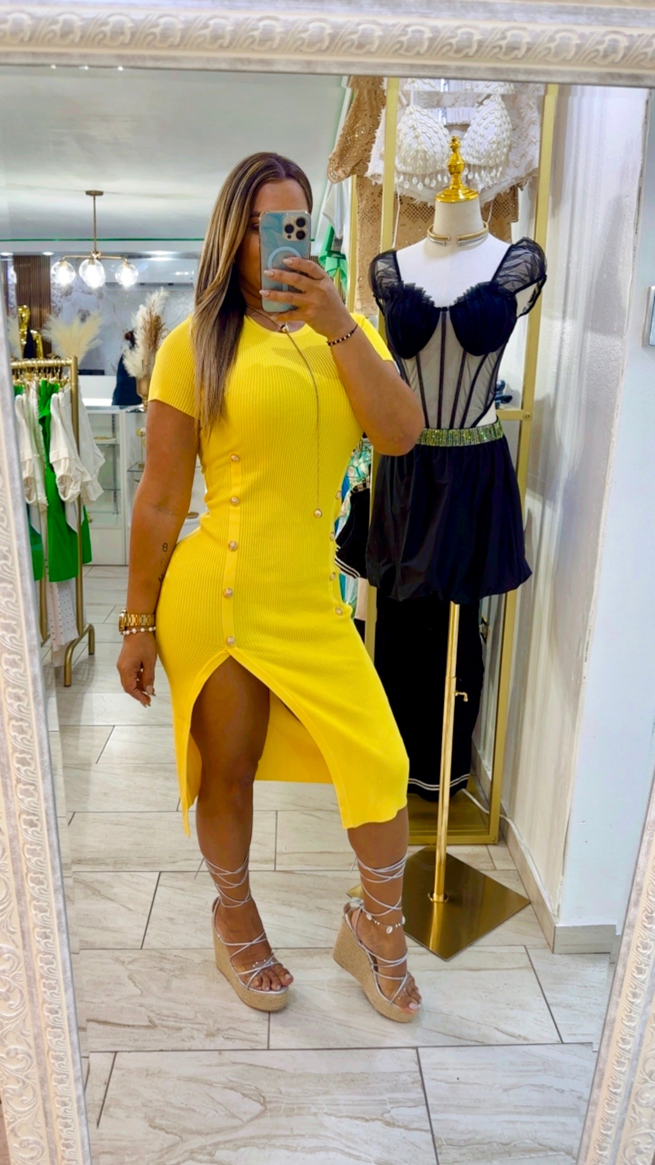 La Havana Yellow Dress