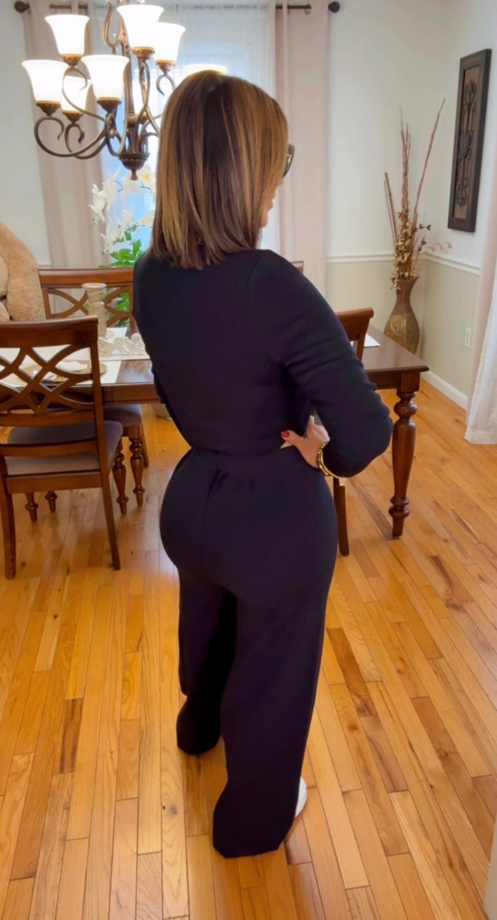 Dinamarca Black Set (stretch) utilicé talla Médium