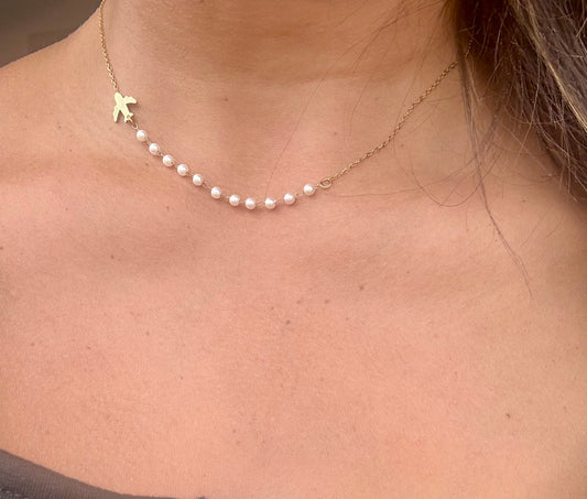 Love travel necklace (material acero inoxidable)