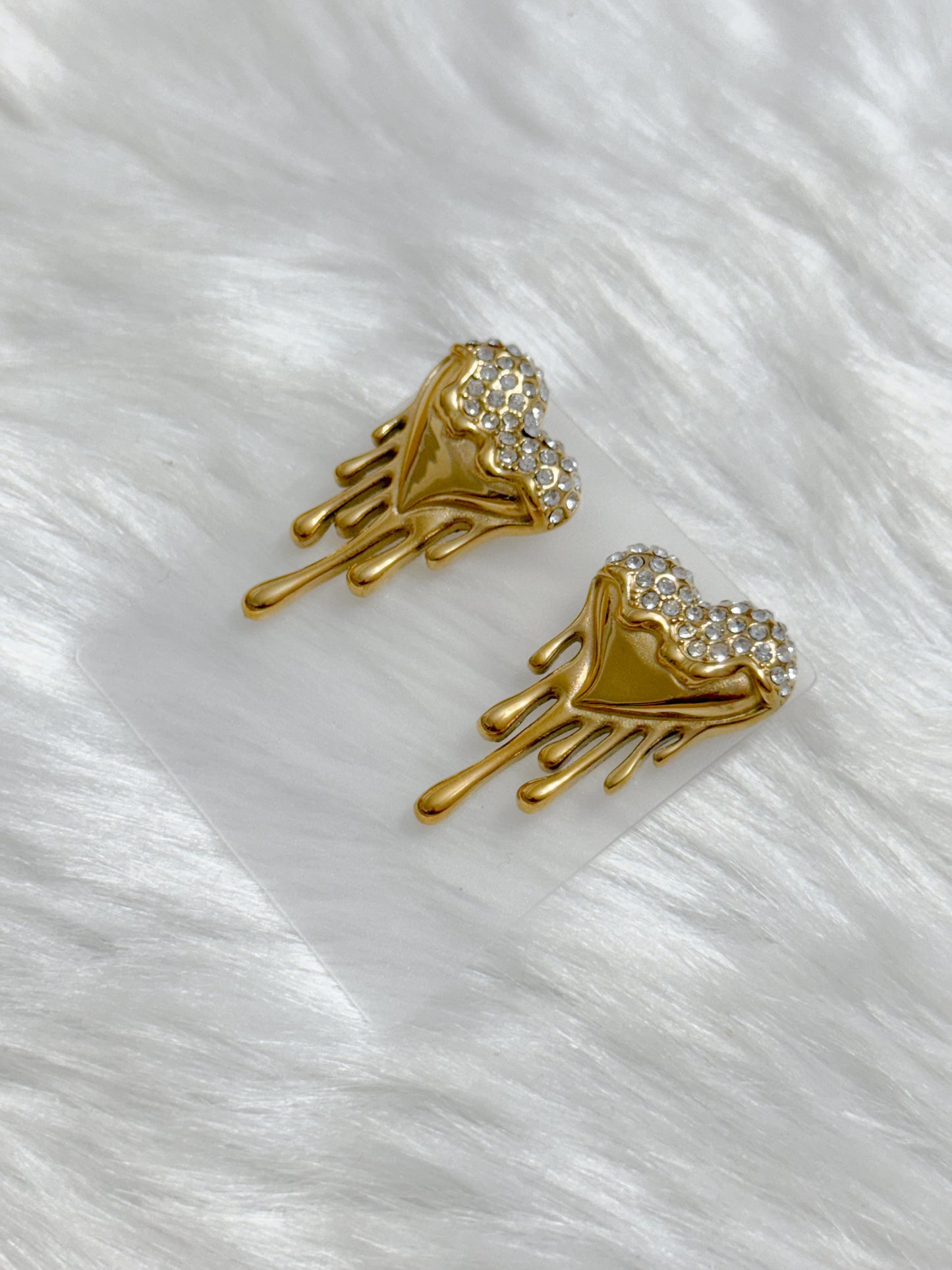 Heart Drop Earring