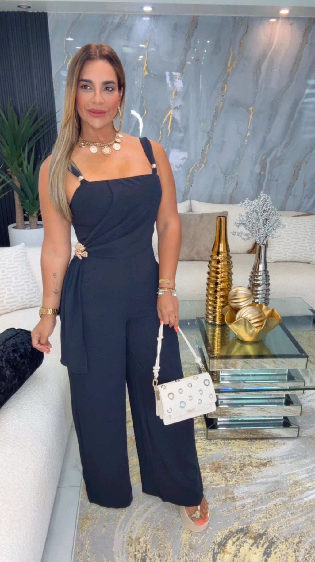 Escocia Black Jumpsuit(spandex)