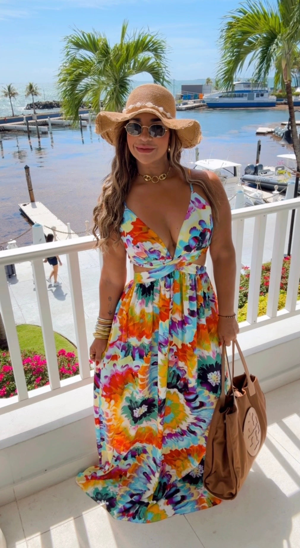 Miraflores Maxi Dress (spandex)