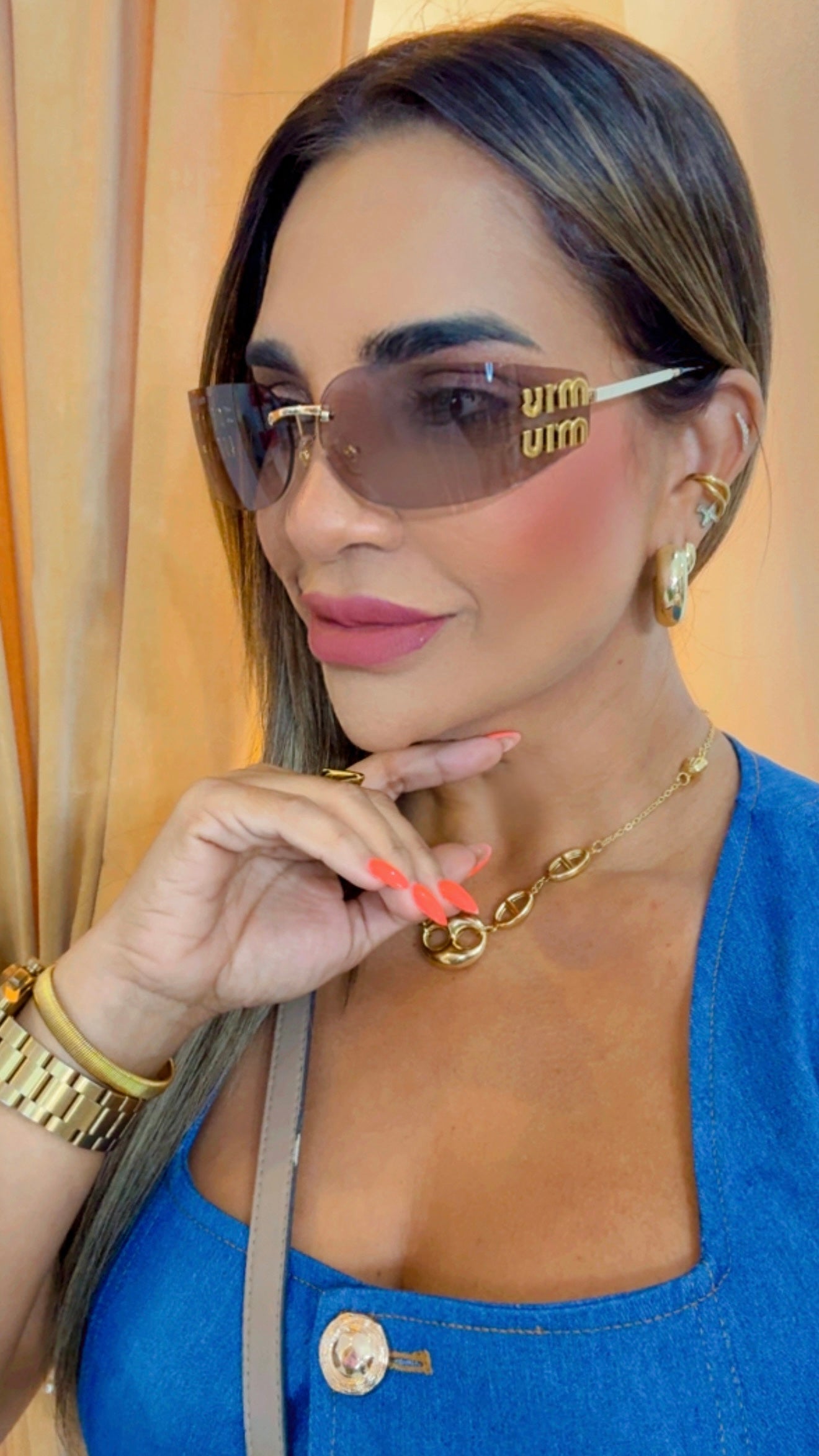 Miu Light Pink Sunglasses(Kit Completo)