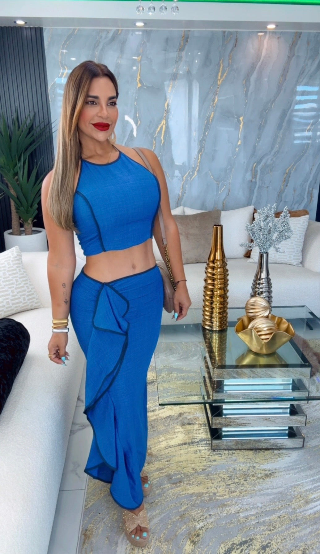 Viña Del Mar Blue Set (spandex)