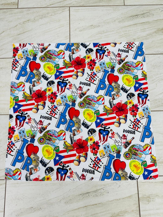 PR White Scarf