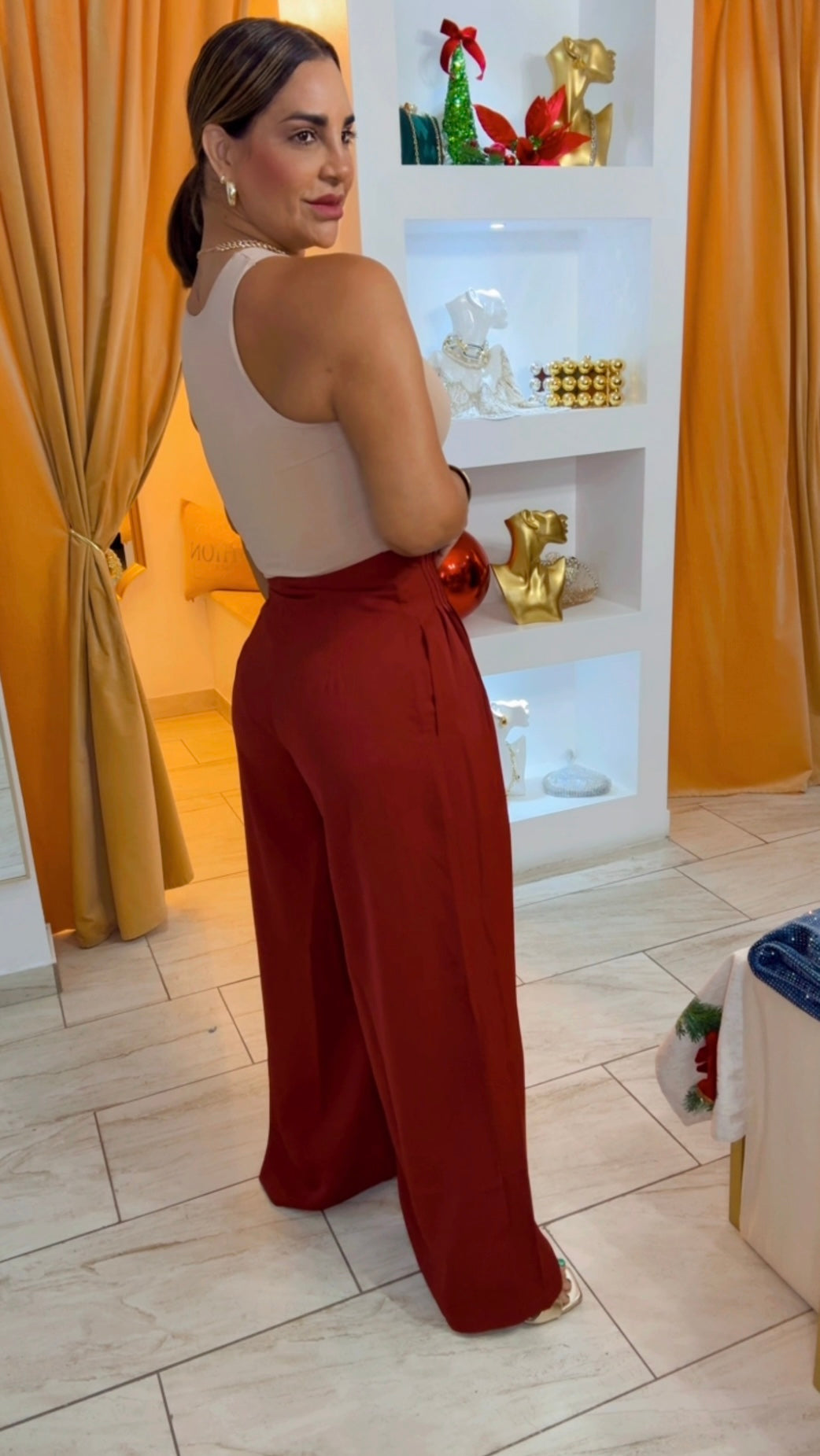 Sintra Burgundy Pant(utilicé talla S)