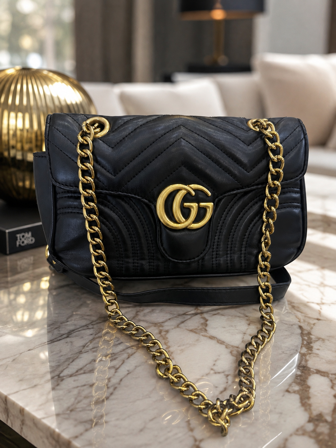 GG Black Crossbody Bag