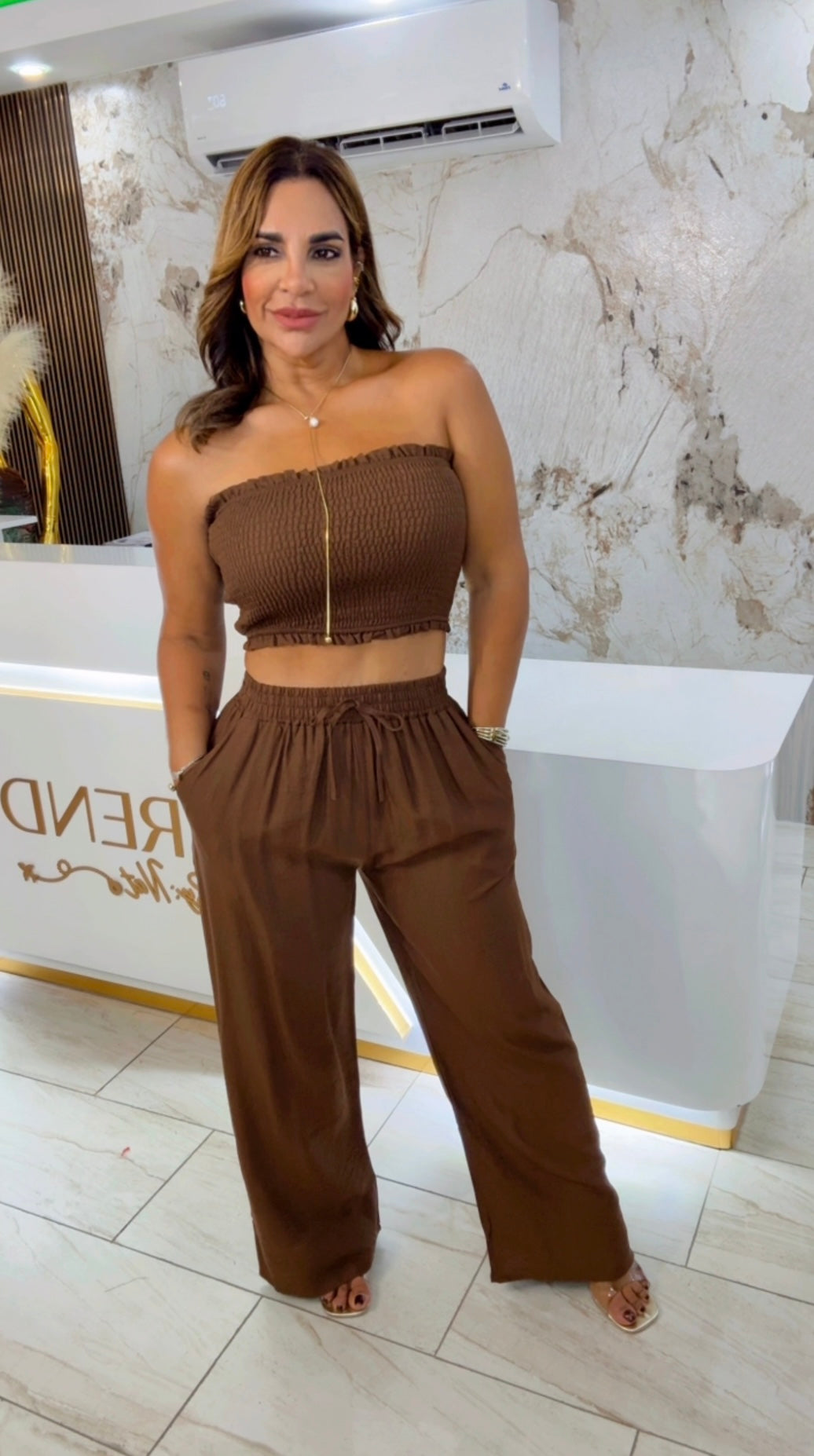 Bohemian Brown Set (stretch )