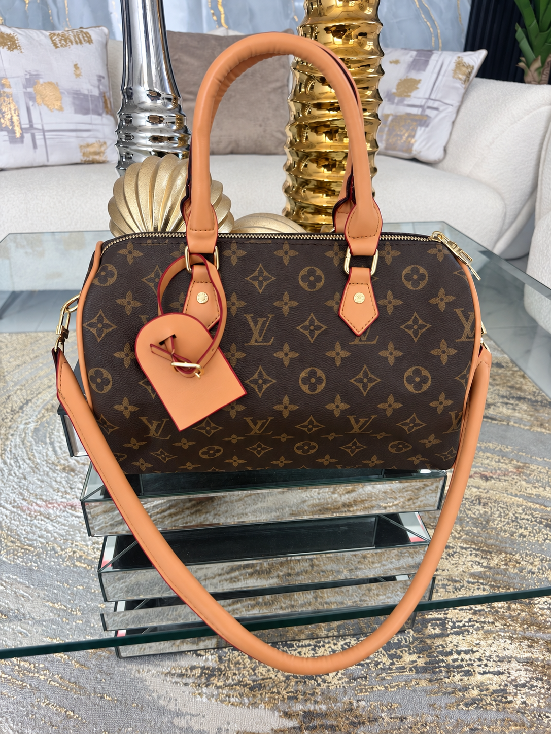 LV Brown Doctor Bag (doble mango)