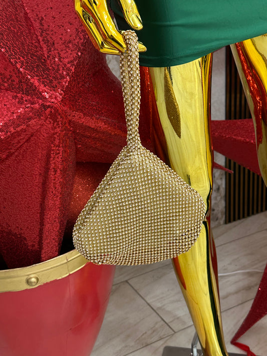 Drop Bronce Shine Handbag